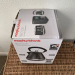 Morphy Richards Vector Pyramid Kettle 108131 Traditional Kettle Black