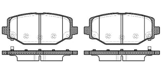 Bromsbelägg Remsa - Fiat - Freemont. Chrysler - Grand. Lancia - Voyager. Dodge - Grand caravan, Journey