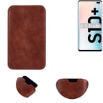 phone case for Samsung S10+ 128GB sleeve cover pouch brown 