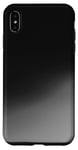 Coque pour iPhone XS Max Fond vintage noir avec couleur grise