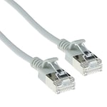 ACT Câble réseau Cat6a U/FTP LSZH LAN fin de 3,8 mm, câble flexible sans tranche CAT 6a avec fiche RJ45, pour une utilisation dans les centres de données, 1 mètre, gris – DC7001