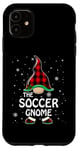 Coque pour iPhone 11 Pyjama de Noël assorti à motif de nain de football Buffalo