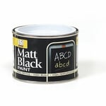 Matt Black Paint Board School Chalk Wood metal concrete 151 Coatings 180ml