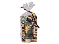 Bath set WILD AT HEART in a gift bag, 200ml body lotion, cosmetic bag, fragrance: patchouli and black orchid, PU 6