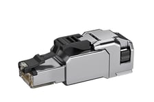 Telegärtner 100039918, Rj45, Rostfritt Stål, Hankoppling, Rak, Fjäderstål, Cat6a