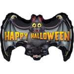Halloween Ballong Fladdermus Halloweenballonger Folieballong Svart