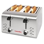 Caterlite 4 Slot Stainless Steel Toaster 4 Slots 1.8kW