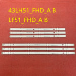 Bande rétroéclairage LED Nipseyteko (6), LG 43LF510V 43LF5100 43LH5100 B
