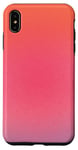 Coque pour iPhone XS Max Violet-Rose Orange Ombre Dégradé Aura Mignonne Esthétique