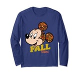 Disney Mickey Mouse Fall Vibes Autumn Leaves Long Sleeve T-Shirt