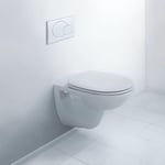 Duravit Vägghängd Toalettstol D-Code med Mjukstängande Hårdsits WC-paket väggh. D-Code, inkl softclosesits 51840900A1