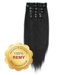 Clip On Extensions Remy Clip-on #1 Svart 40 Cm