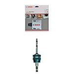Bosch Professional Hole Saw Progressor for Wood & Metal (Ø 210 mm) + 1x Power Change Plus Adapter (Socket 3/8" hexagonal shank, HSS-G Drill Bit Ø 7.15 x 85 mm)