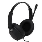 3.5mm Cell Phone Headset With Mic Noise Cancelling Binaural Customer Service SG5