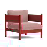 HAY - Arbour Club Armchair Re-Wool 648 / Wine Red Lacquer Beech - Fåtöljer - Andreas Engesvik,Daniel Rybakken - MDF/Trä