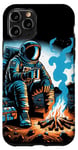 iPhone 11 Pro Astronaut Stranded in a Distant Planet Calming Funny Trippy Case
