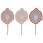 Konges Sløjd 3-pack Citronformade Isglassformar Rose Mix | Rosa | 0-3