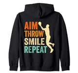 Funny Dodgeball game Design for a Dodgeball Player Zip Hoodie
