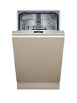 Neff S875HKX21G N 50, Fully-integrated dishwasher, 45 cm, Variable hinge