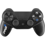Manette sans fil pour Playstation 4 et Playstation 3 - Pro4 black wireless controller pour PS3 - PS4 - PS4 Slim - PS4 Pro - Noir