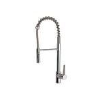 Ramon Soler 38E303479 Kitchen Single-Lever Mixer Tap with Pull-Out Spout, 360° Rotatable with Professional Air and Patented Anti-Rust System