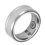 (Silver)Smart Ring Health Tracker BT 5.1 NFC Sleep Temperature Monitor