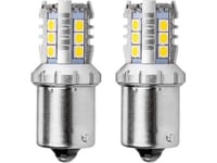 Led-Lampor Canbus 3030 16Smd 1156 Ba15s P21w R10w R5w Vit 12V 24V Amio-02796