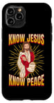 iPhone 11 Pro Know Jesus, know peace. Christian faith Case