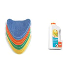 Vax Genuine Total Home 8x Hook and Loop Microfibre Multi-Colour Cleaning Pads  (Type 1) & Steam Detergent Citrus Burst 1L