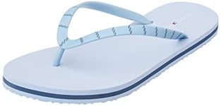 Tommy Hilfiger Women Tommy Essential Beach Sandal Flip-Flops, Blue (Vessel Blue), 40 EU
