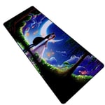 JUMOQI Gaming Mouse PadAnime Mats Cute Gaming Mouse Pad Big Keyboard Mousepad 3D Notebook Gamer Accessories Padmouse Mat,350X600X2MM