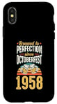 Coque pour iPhone X/XS Brassée à la perfection depuis l'Oktoberfest 1958, année de naissance de la bière