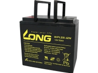 Lång WPL55-12 WPL55-12 Blybatteri 12 V 55 Ah Blyfilt (B x H x D) 226 x 214 x 135 mm M6-skruvanslutning Låg självurladdning, underhållsfri