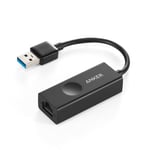 Anker USB 3.0 Portable Gigabit Ethernet Adapter Supporting 10/100 / 1000 Mbps Ethernet for Macbook, Mac Pro/mini, iMac, XPS, Surface Pro, Notebook PC, and More