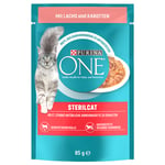 Purina One Sterilised  - 13 x 85 g Lax & morötter