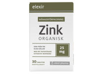Elexir pharma Zink, 30 tabletter