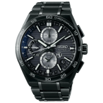 SEIKO Astron 'Night Sky Black' 5X GPS Solar Titan SSH179J1