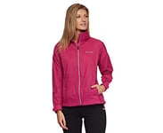 Columbia Women's Waterproof and Breathable Rain Jacket, Fuchsia, Medium