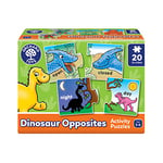 Orchard Toys Dinosaur Opposites Activity Puzzles, Helps to Teach Opposites, 20 Puzzles in a Box, 2-Piece Activity Puzzles, For Kids Age 3-6