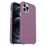 LifeProof Wake Case for iPhone 12 / iPhone 12 Pro, Shockproof, Drop proof to 2 Meters, Protective Thin Case, Sustainably made from Recycled Ocean Plastic, Purple