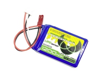 Absima Modelbyggeri-batteripackke (LiPo) 7.4 V 1200 mAh Celletal: 2 Softcase BEC