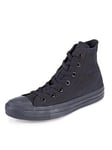 Converse Unisex Hi Top Trainers - Black, Black, Size 12, Women