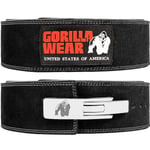 Gorilla Wear Leather Lever Belt