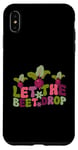 Coque pour iPhone XS Max beta vulgaris végétalien Let The Beet Drop Beta Légumes beta