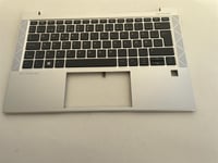 For HP EliteBook 835 G7 G8 M21675-081 Palmrest Top Cover Keyboard Danish Dansk