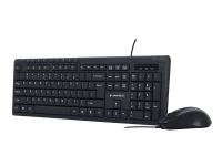 Gembird KBS-UM-03-RU - Sats med tangentbord och mus - USB - ryska - svart