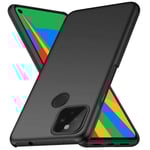 Google Pixel 4a 4G/LTE Ultratunt Mattsvart Skal Basic V2 Svart