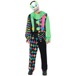 amscan 9917865 Déguisement de clown d'horreur pour homme Motif animaux Multicolore Taille M
