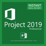 Microsoft Office 2019 Project Proferssional WINDOWS LICENSE