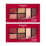 Bourjois Coup De Coeur Volume Glamour Eyeshadow Palette - 01 Intense Look x2